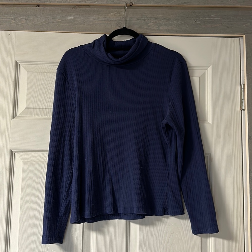 Navy Turtleneck